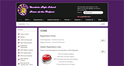 Desktop Screenshot of mendotahs.org